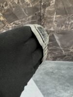 Discover the Moissanite Cartier Santos Watch with a stunning blue dial, luxury-inspired design, and brilliant moissanite stones. A bold, elegant timepiece perfect for collectors and fashion lovers.